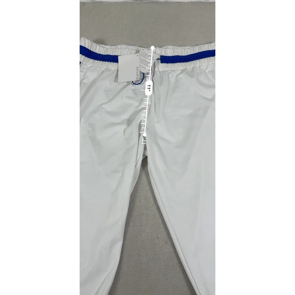 Fabletics Victoria Pants Short Contrast Tuxedo Track Pants Women's Size L